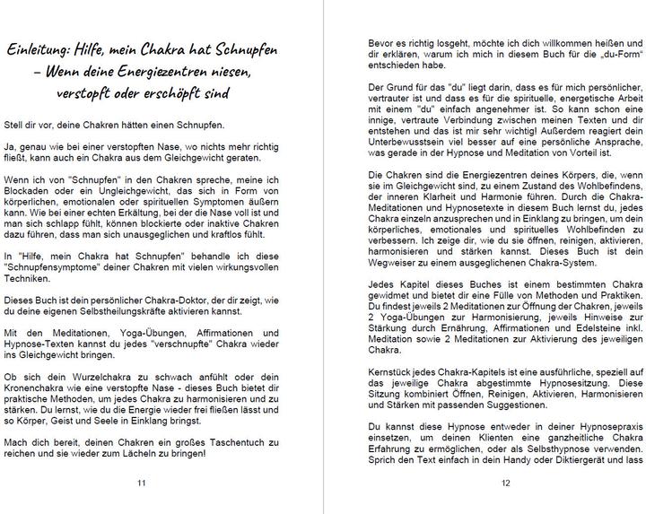 Immagine prodotto Hilfe mein Chakra hat Schnupfen (Tedesco, Schulze, Angelina, 2023)