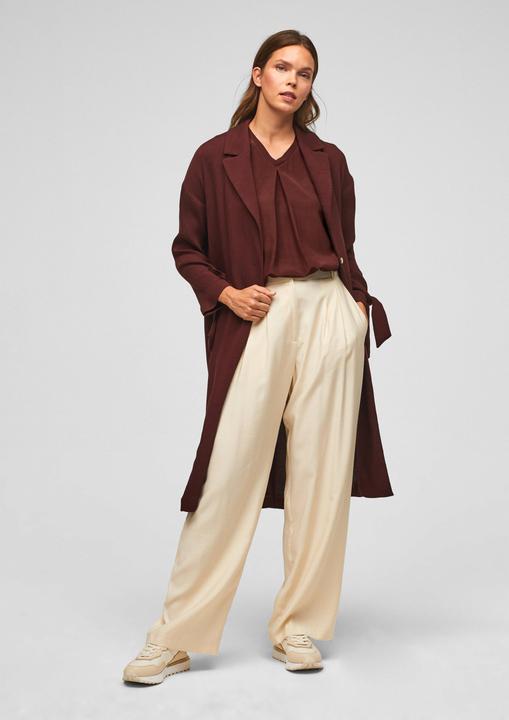 Produktbild S.Oliver Bluse Viskosebluse mit Falteneinsatz (40)