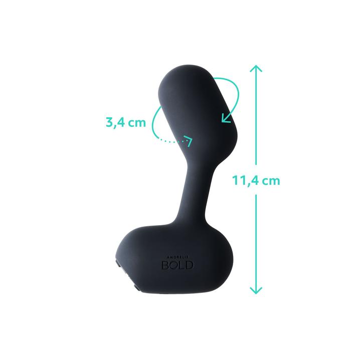 Produktbild Bold Erotik Waitomo Analplug mit Vibration Black