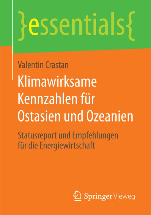 Produktbild Klimawirksame Kennzahlen für Ostasien und Ozeanien (Valentin Crastan, 2018)