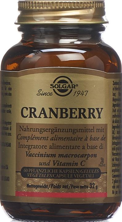 Actual product image Solgar Cranberry caps (60 Piece, Capsules, 154 g)