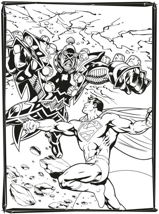 Actual product image DC Superman: Superstarker Malblock