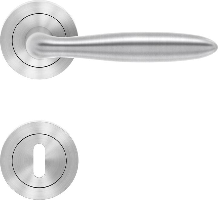 Karcher ER24 BB0 71 - Korfu, Buntbart Edelstahl matt (Türgarnitur)