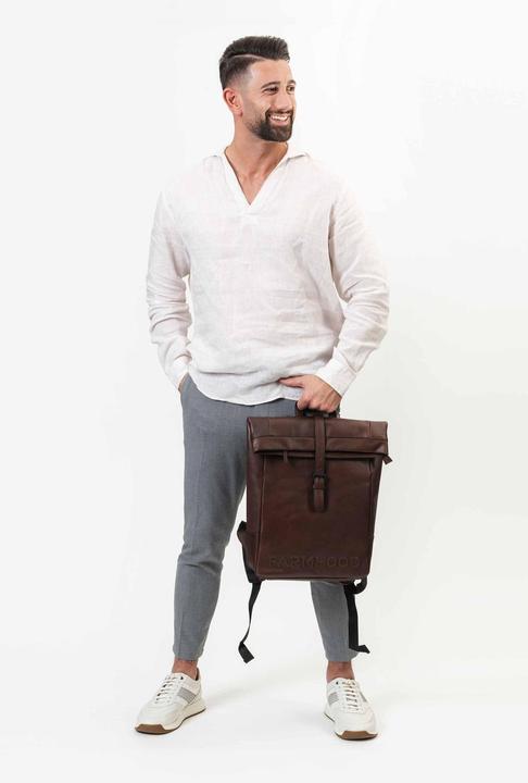 Actual product image Farmhood Memphis backpack leather 41 cm laptop compartment (13 l)