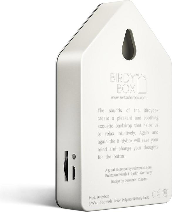 Image du produit Zwitscherbox Birdy-Box (7,5 x 2,5 x 12,5 cm)