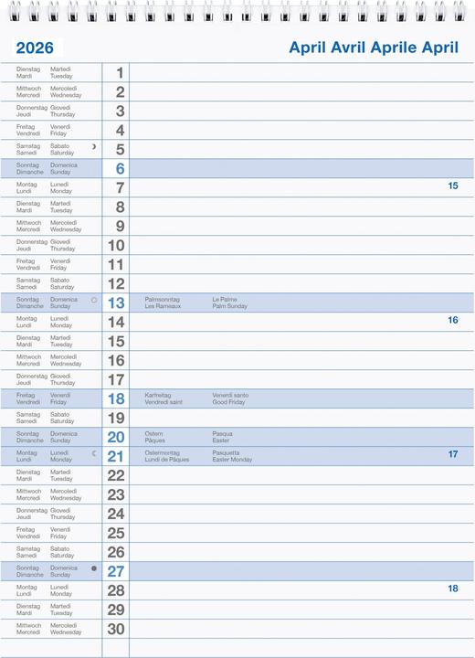 Produktbild Biella Wandkalender (21 x 29.7 cm, Kein Einband, Deutsch)
