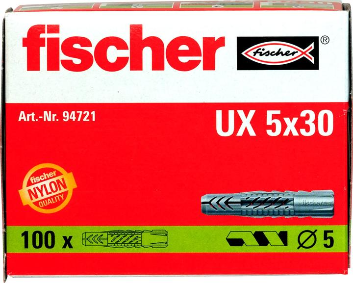 Immagine prodotto Fischer Spina universale UX 5 x 30 30 mm (100 pz.)