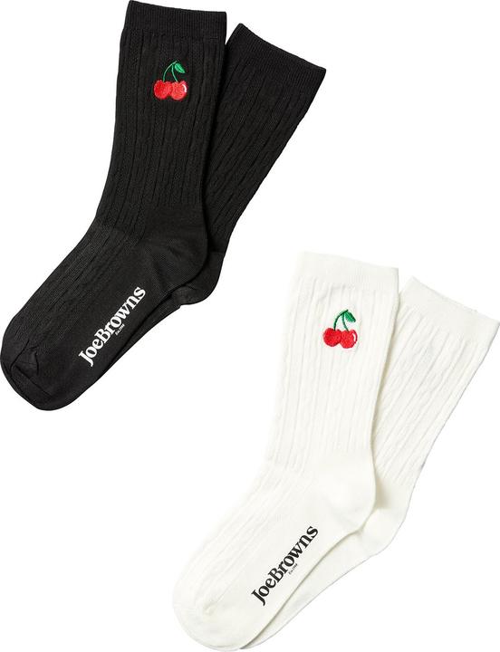 Produktbild Joe Browns Cherry Embroidered Socks 2 Pack (2er Pack, One Size)