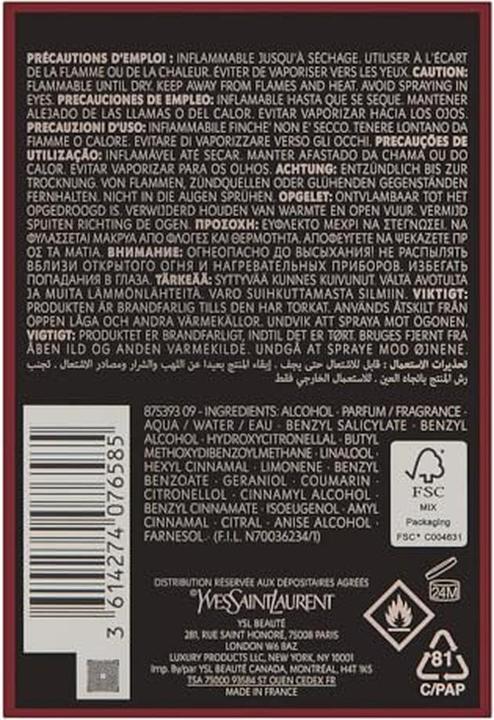 Produktbild Yves Saint Laurent Black Opium Over Red (Eau de Parfum, 30 ml)