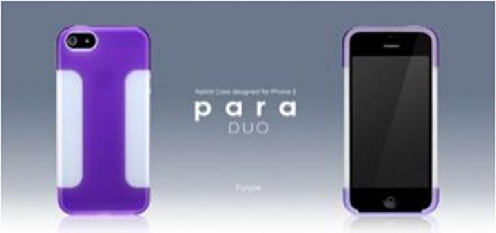 Immagine prodotto more. Custodia Para Duo Hybrid per iPhone 5/5S/SE viola (Apple iPhone 5s, Apple iPhone 5)