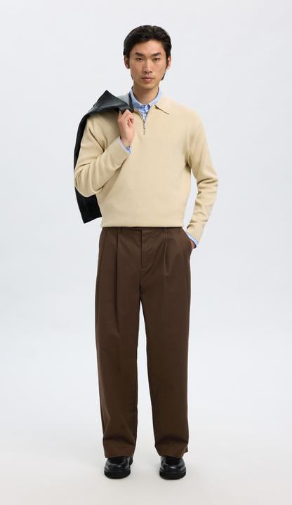 Actual product image Selected Homme Bundfalten Wide Leg Hose (32)