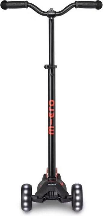 Produktbild Micro Kinderkickboard Maxi Deluxe Pro LED (black red)