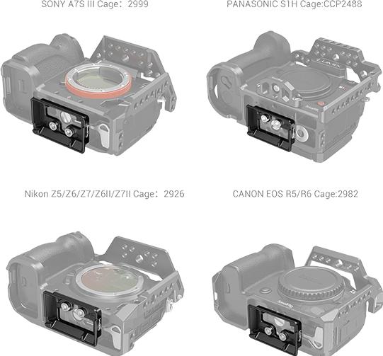 Actual product image SmallRig Arca-Type Quick Release Plate (Gimbal mounting plate)