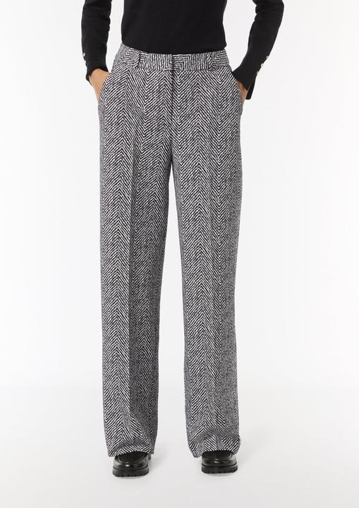 Produktbild Comma Hose Jacquard-Hose mit Wide Leg (34)