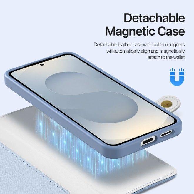 Actual product image Dux Ducis Lawa Series MagSafe Kunstleder Bookcover Hülle (Samsung Galaxy S25 Edge)