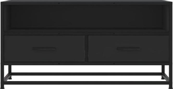 Actual product image vidaXL TV cabinet Lowboard TV cabinet TV table Wood-based material Metal (80 x 34.5 x 40 cm)