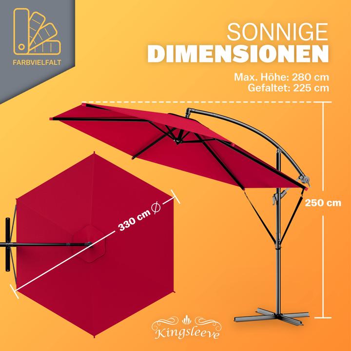 Produktbild Kingsleeve Ampelschirm (3.30 m)
