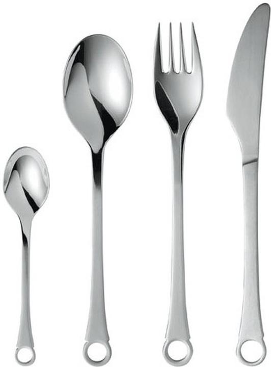 Gense Pantry Cutlery Set Matte Stainless Steel 16 Pieces (16 pcs, Set de couverts)