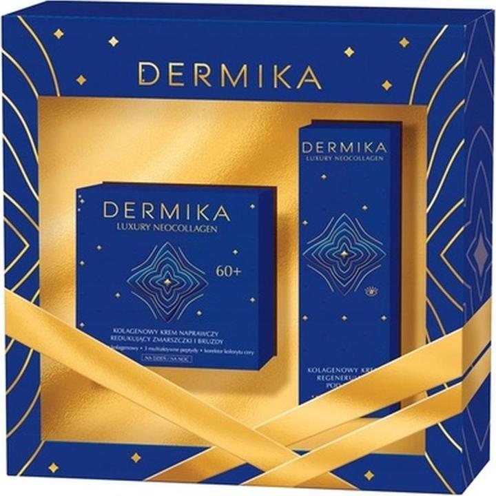 Dermika Zestaw prezentowy Luxury Neocollagen 60+ (Krem na dzień i noc 50ml+Krem pod oczy 15ml)