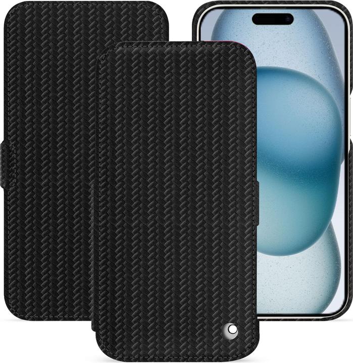 Noreve Coque en cuir à rabat horizontal (Apple iPhone 15)