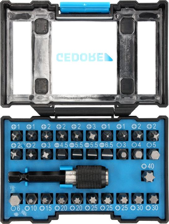 Actual product image Gedore 666-032-A Bit Box Allround 32 pieces (Bit holder)
