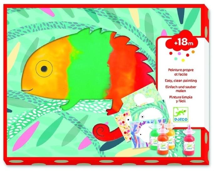 Actual product image Djeco Finger painting blob fun