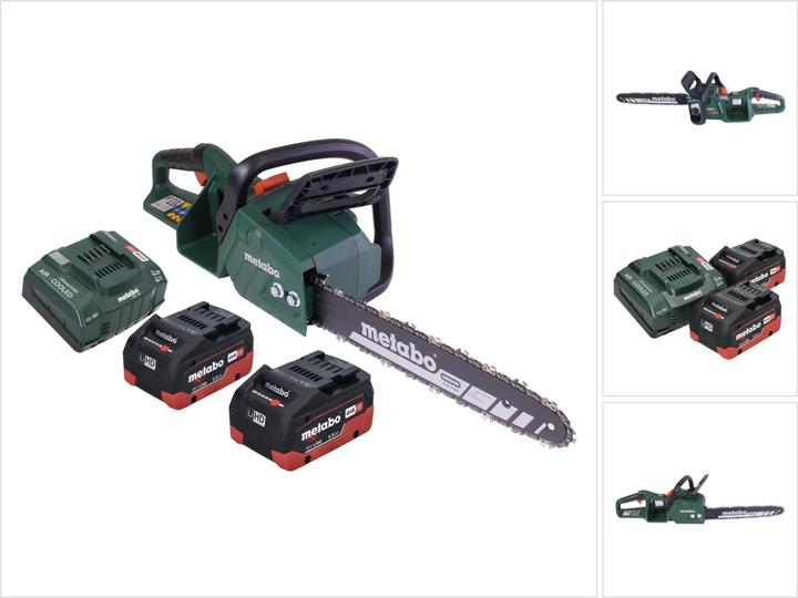 Image du produit Metabo MS 36-18 LTX BL 40 Batterie tronçonneuse 36 V ( 2x 18 V ) 40 cm 22 m/s Brushless + 2x batterie 5,5 (Tronçonneuse à batterie)