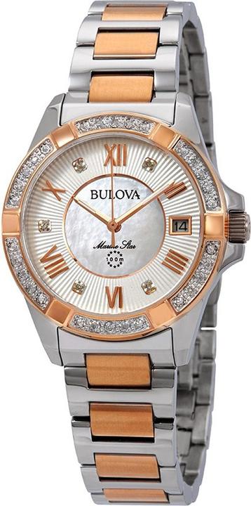Produktbild Bulova Marine Star 98R234 Horloge - Staal - Multi - 32 mm (Analoguhr, 32 mm)