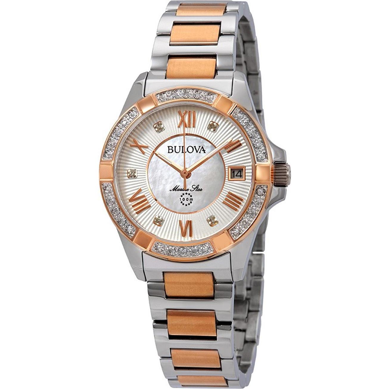 Bulova, Orologio da polso, Marine Star 98R234 Orologio - Staal - Multi - 32 mm, Argento, (Orologio da polso analogico, 32 mm)