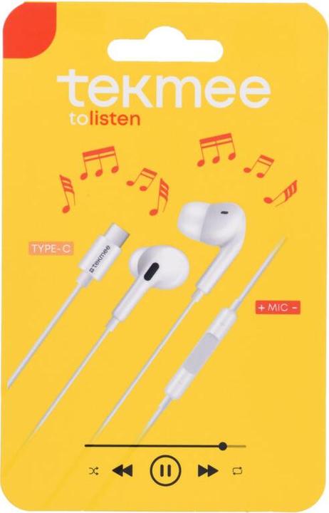 Produktbild Tekmee Kopfhörer Stereo USB-C In-Ear mit Kabel (Kabelgebunden)