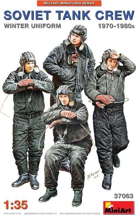 Image du produit Mini art Équipage de réservoir soviétique 1970-1980s. Uniforme d'hiver