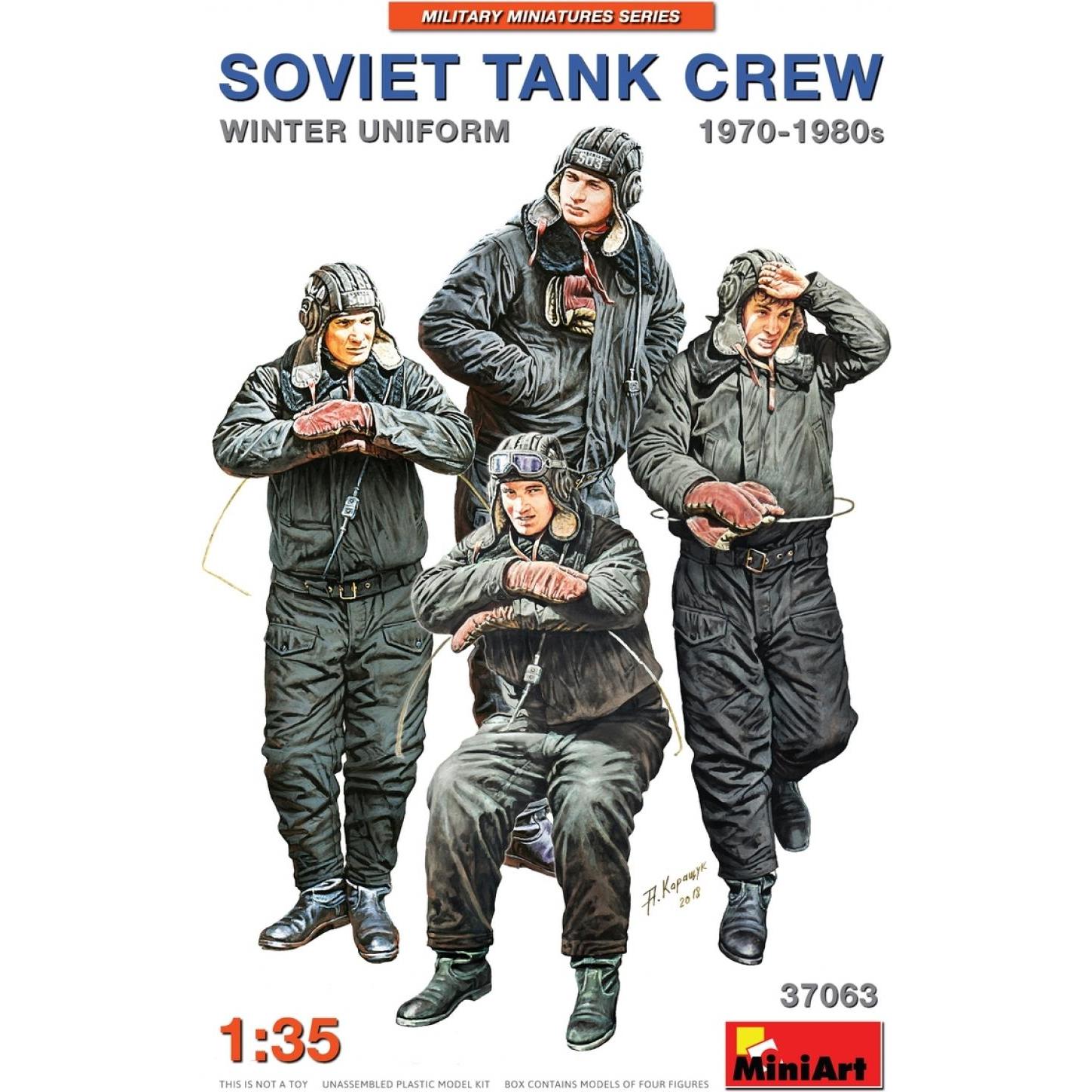 Mini art Soviet Tank Crew 1970-1980s. Winter Uniform