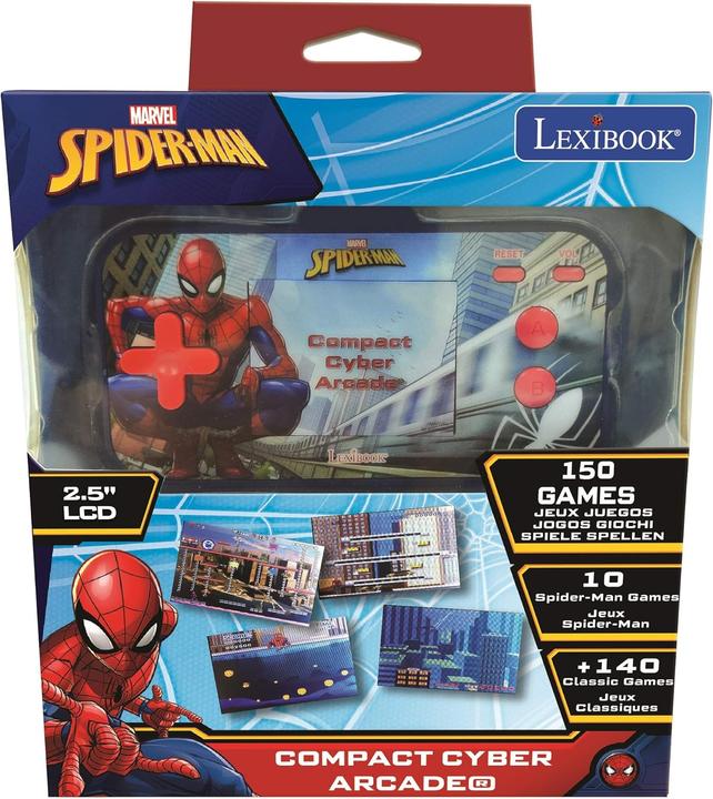 Actual product image Lexibook Handheld console Compact Cyber Arcade Spider-Man (JL2367SP)