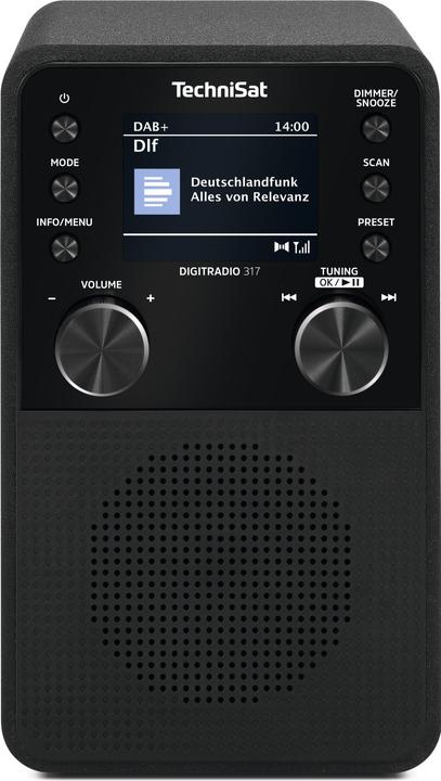 Immagine prodotto TechniSat DigitRadio 317 schwarz (DAB, FM, Bluetooth)