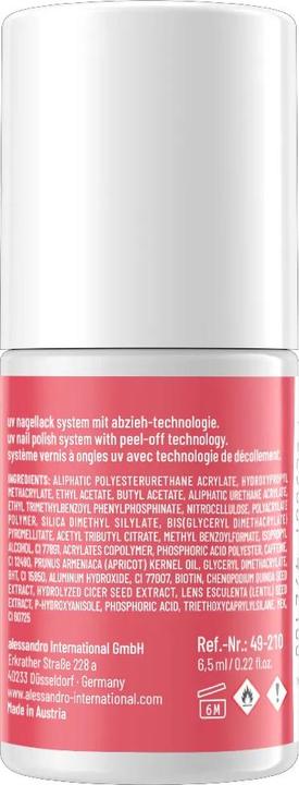 Produktbild Alessandro International Striplac UV Colour Pink Hibiscus 6.5 ml (210 Pink Hibiscus, UV-Gel Lack)