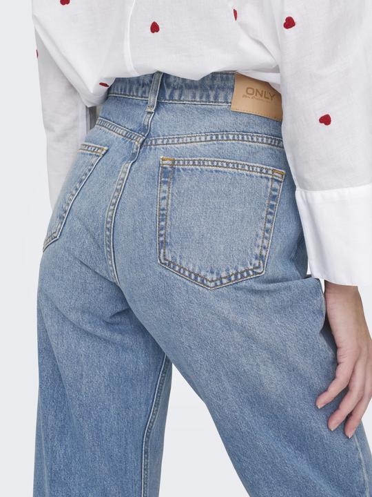 Produktbild Only Gerade geschnitten Mittlere Taille Jeans Straight-Fit jeans (W25/L32)