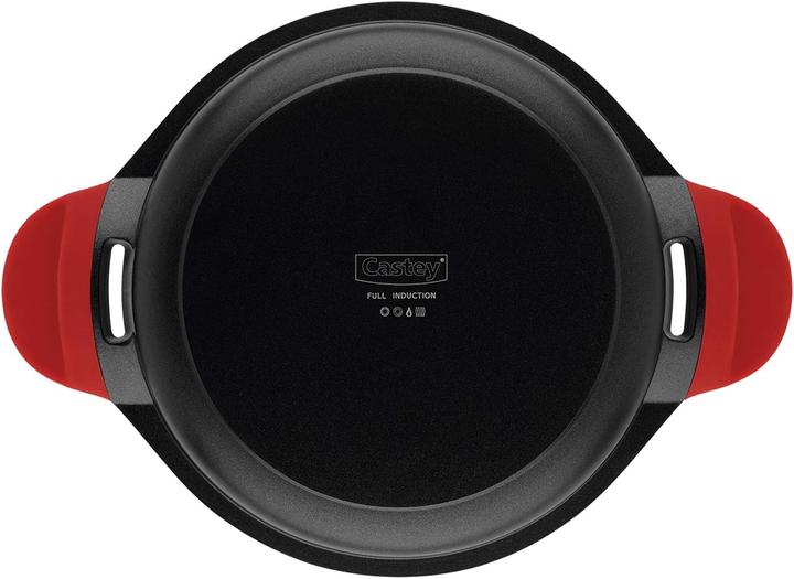 Actual product image Castey flat casserole with handles for induction (Frying pan, Aluminium, Stainless steel)