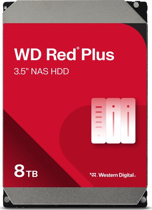 Image du produit WD Red Plus WD80EFPX (8 To, 3.5")