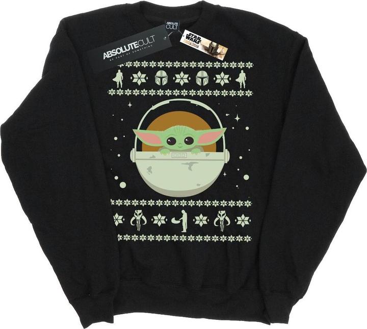 Produktbild Star Wars The Mandalorian The Child Christmas Sweatshirt Mädchen (140, 146)