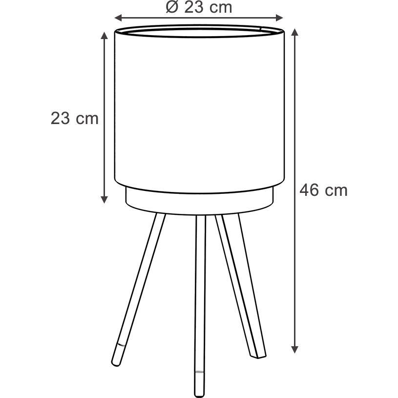 Thumbnail - Vichy, Tischlampe, Tischlampe Goldamo, Schwarz/Gold, 2er-Set (E27)