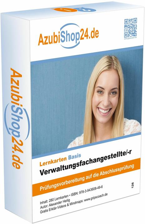 Produktbild AzubiShop24.de Basis-Lernkarten. Verwaltungsfachangestelle/-r (Deutsch, Alexander Heilig, 2020)