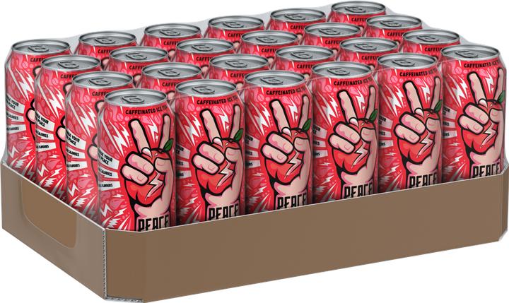 Actual product image Peace Tea Punchy Peach (24 x 50 cl)