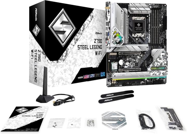 AsRock Z790 STEEL LEGEND WIFI ATX Intel DDR5 So.1700 retail (LGA 1700, Intel Z790, ATX)