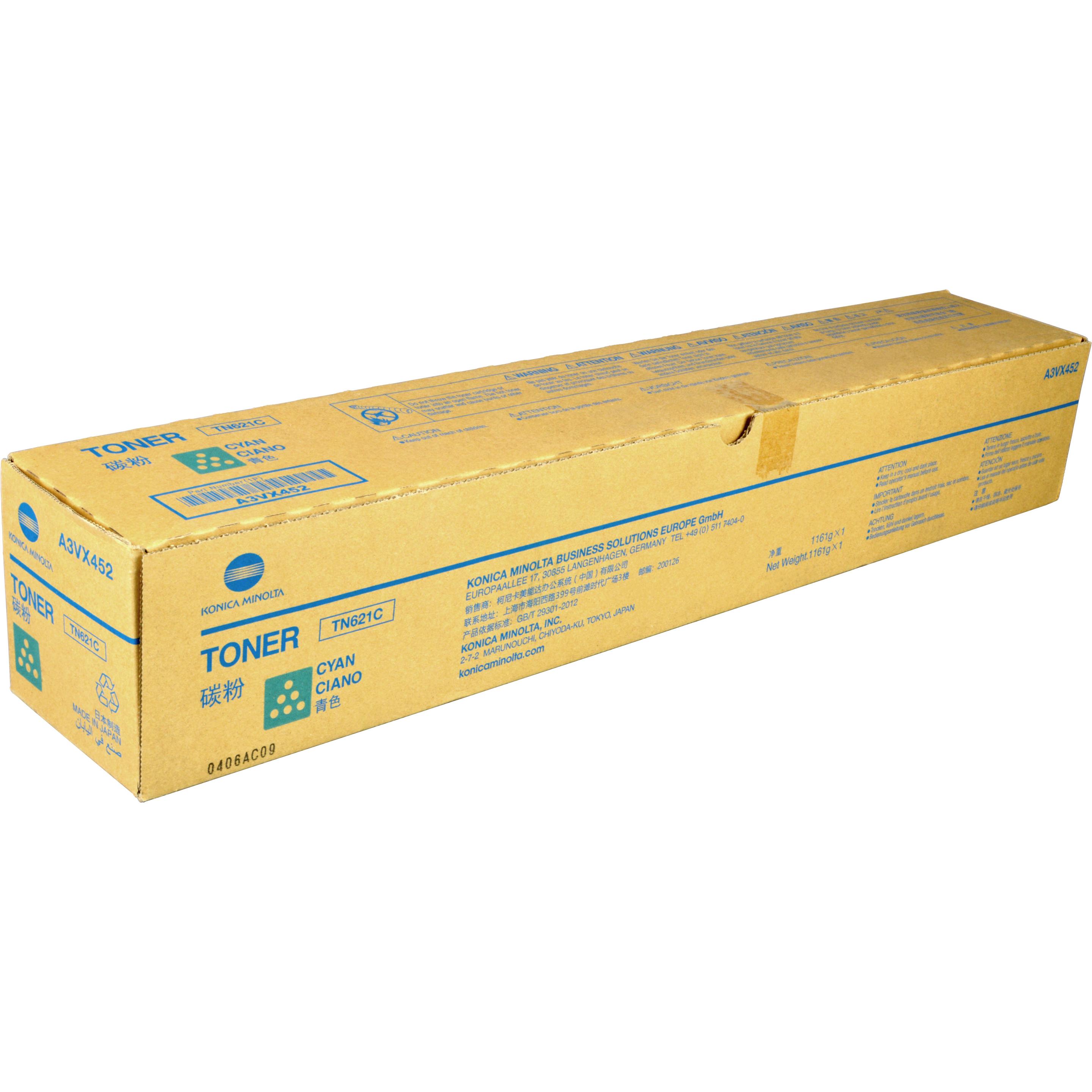 Thumbnail - Konica Minolta, Toner, Minolta TN-621C - Cyan - Original - Tonerpatrone (C)