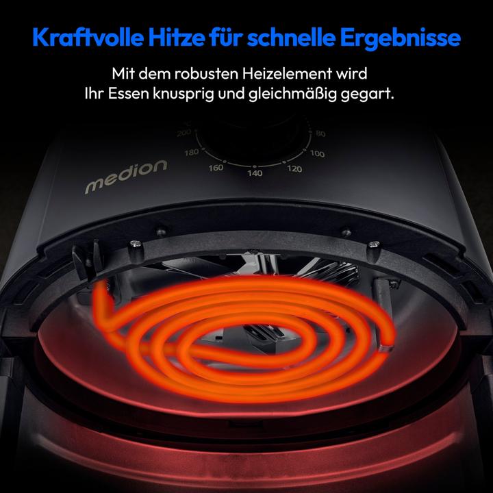 Actual product image Medion LIFE HeissluftFritteuse P30 L (MD13020)
