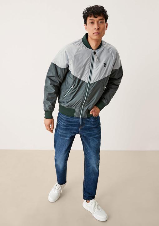 Actual product image s.Oliver Outdoor-Jacke Bomberjacke mit Colourblocking (L)