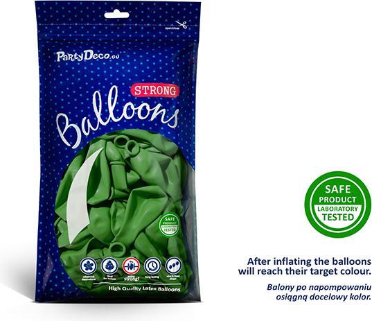 Produktbild Partydeco Strong Balloons 12cm, Pastel Bright Green (1 pkt / 100 pc.) (100 x)