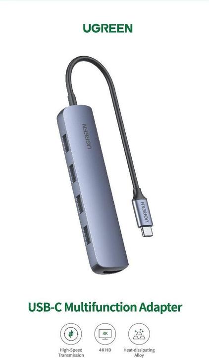 Immagine prodotto Ugreen CM417 (USB-C, 5 porte)