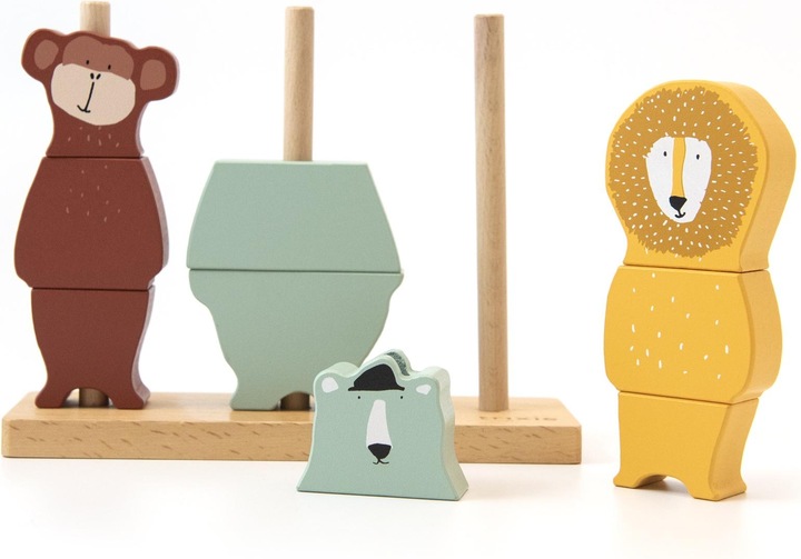 Image du produit Trixie Baby Puzzle à empiler en bois Animaux