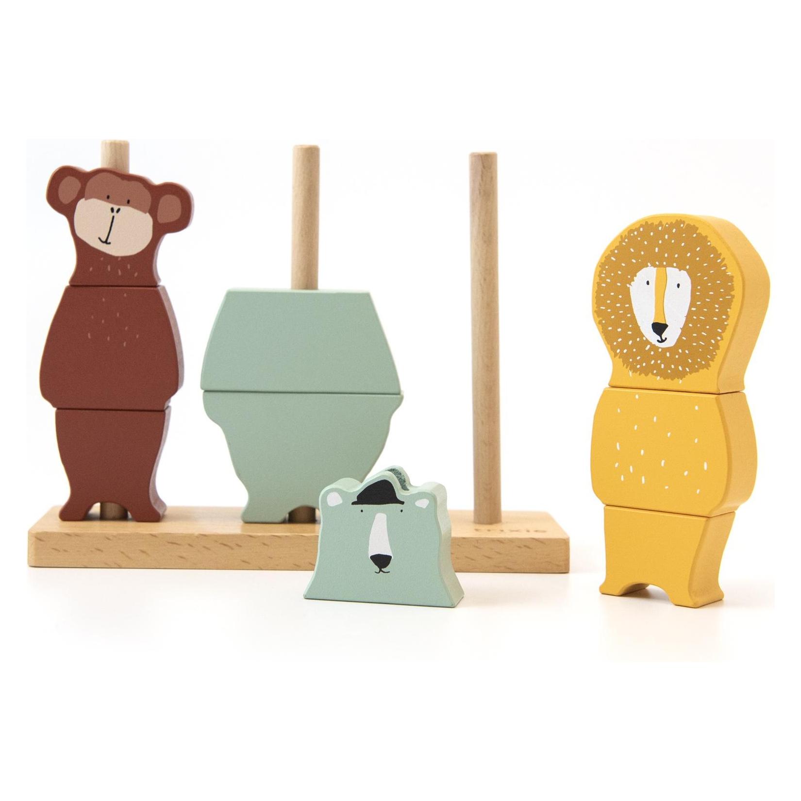 Trixie Baby Houtstapel Puzzel Dieren